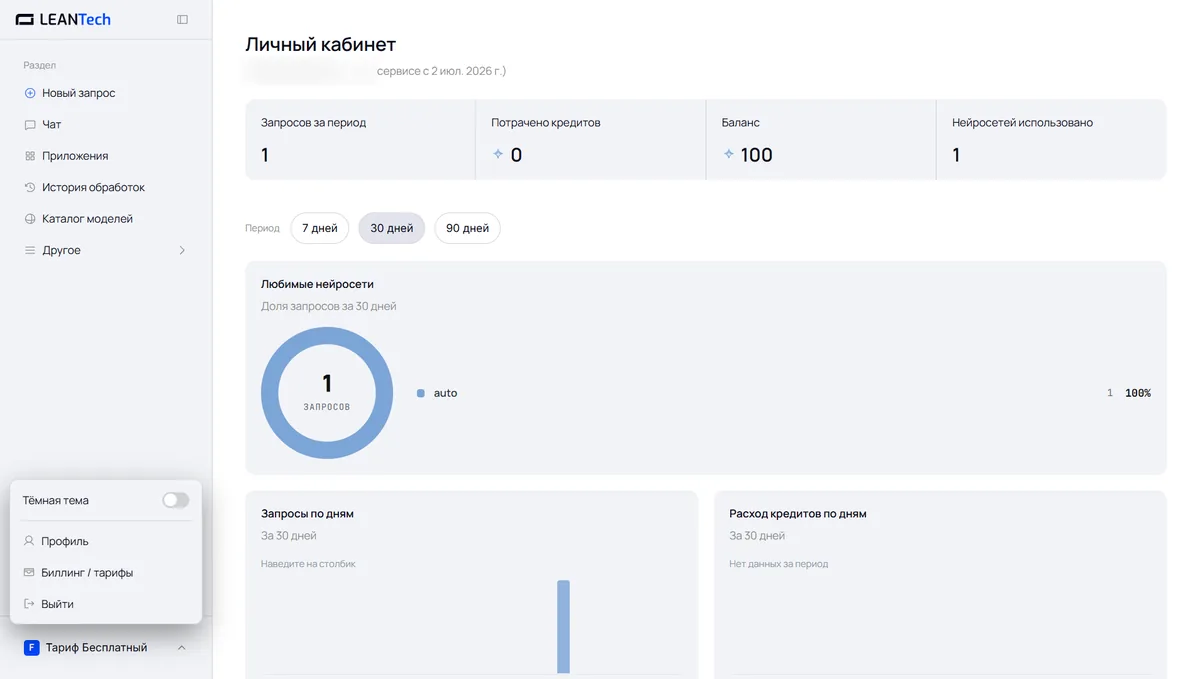 Модели Pollinations AI в LeanTech AI